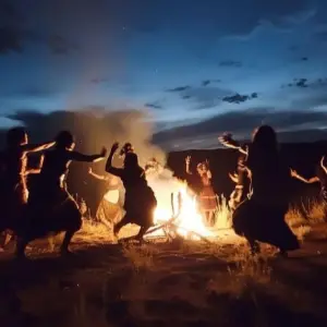 Imagen simbólica representando el taller de tantra yoga fuego Primal